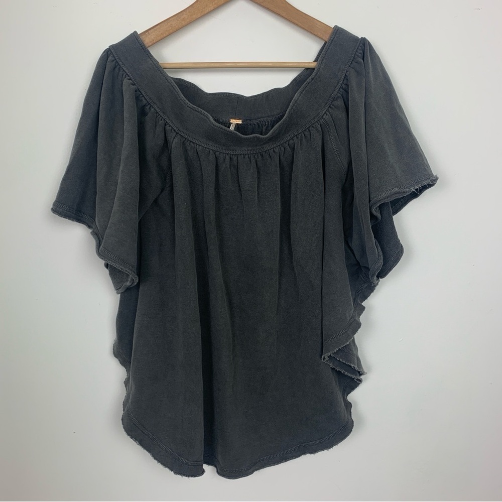 Free People Kiss Me Off The Shoulder Top - Picture 4 of 8